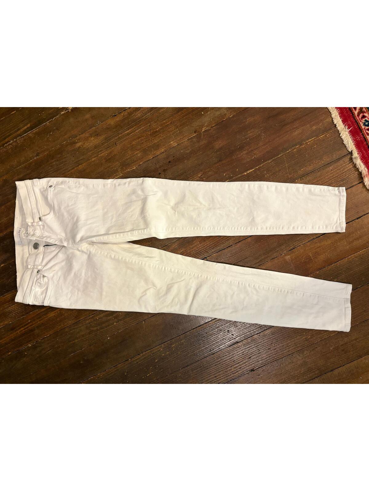 272 Loft White Skinny Jeans